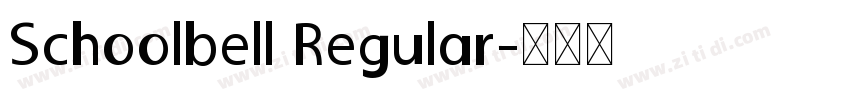 Schoolbell Regular字体转换